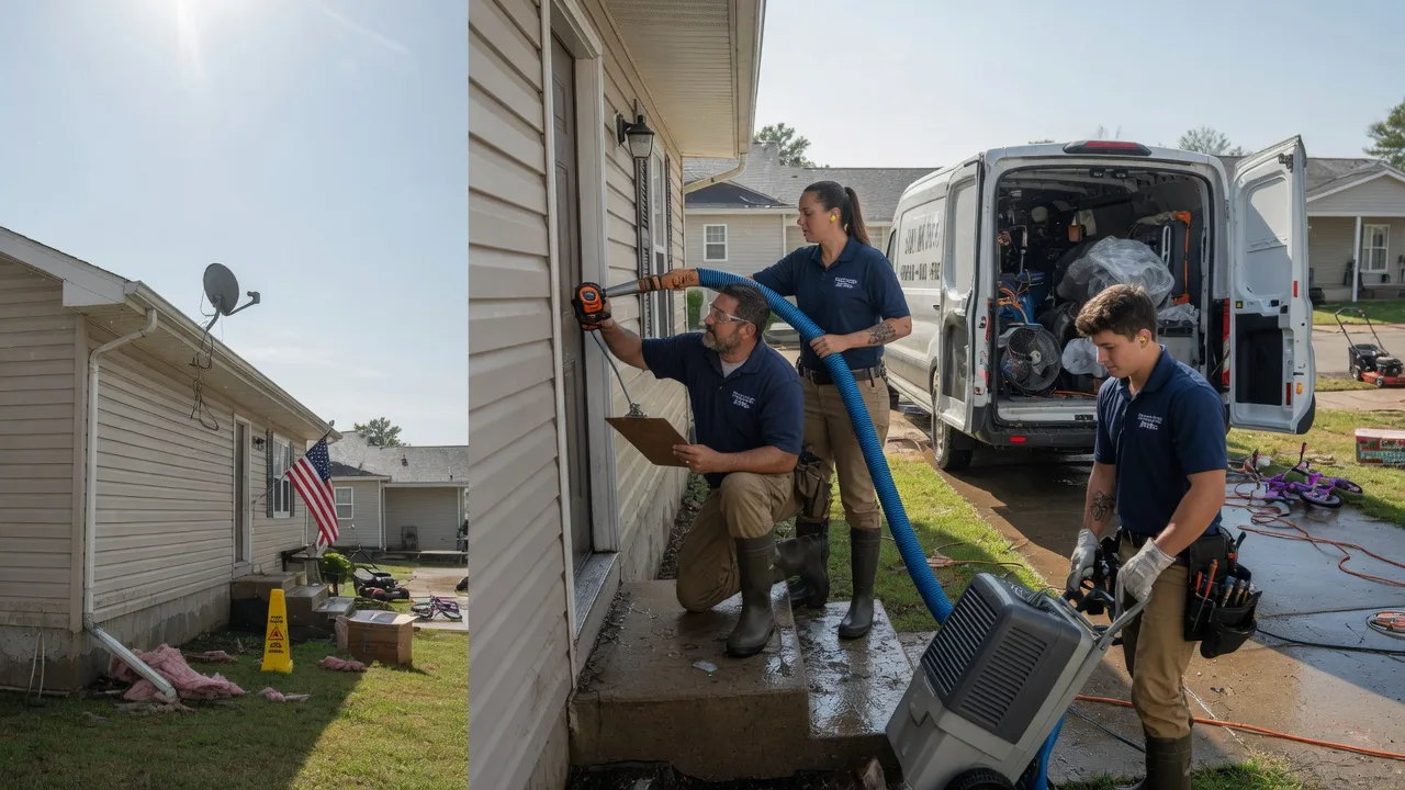 Ceiling Water Damage Restoration in Bowbells, ND near me